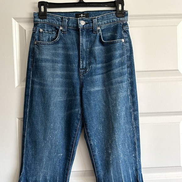 7 FOR ALL MANKIND DENIM JEANS PANTS SIZE 26 NWOT - Picture 4 of 10